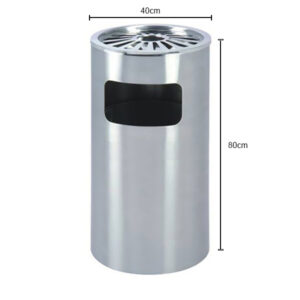 Thùng rác Inox tròn B-131-03