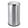 Thùng rác inox tròn nắp lật Ø38