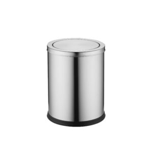 Thùng rác Inox nắp lật kích cỡ Ø25