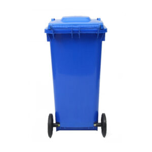 Thùng rác nhựa HDPE 120L màu xanh da trời