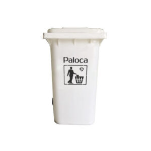 Thùng rác nhựa HDPE 120L màu trắng