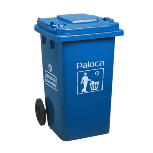 Thùng rác nhựa HDPE 240L màu xanh da trời