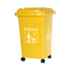 Thùng rác nhựa HDPE 60L màu vàng