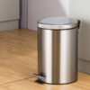 Thùng rác inox đạp chân tròn 12L