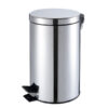 Thùng rác inox đạp chân tròn 20L