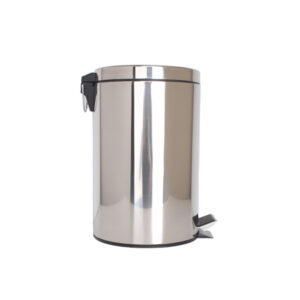 Thùng rác inox đạp chân tròn 30L