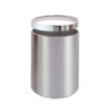 Thùng rác Inox trắng không nắp Ø22.5