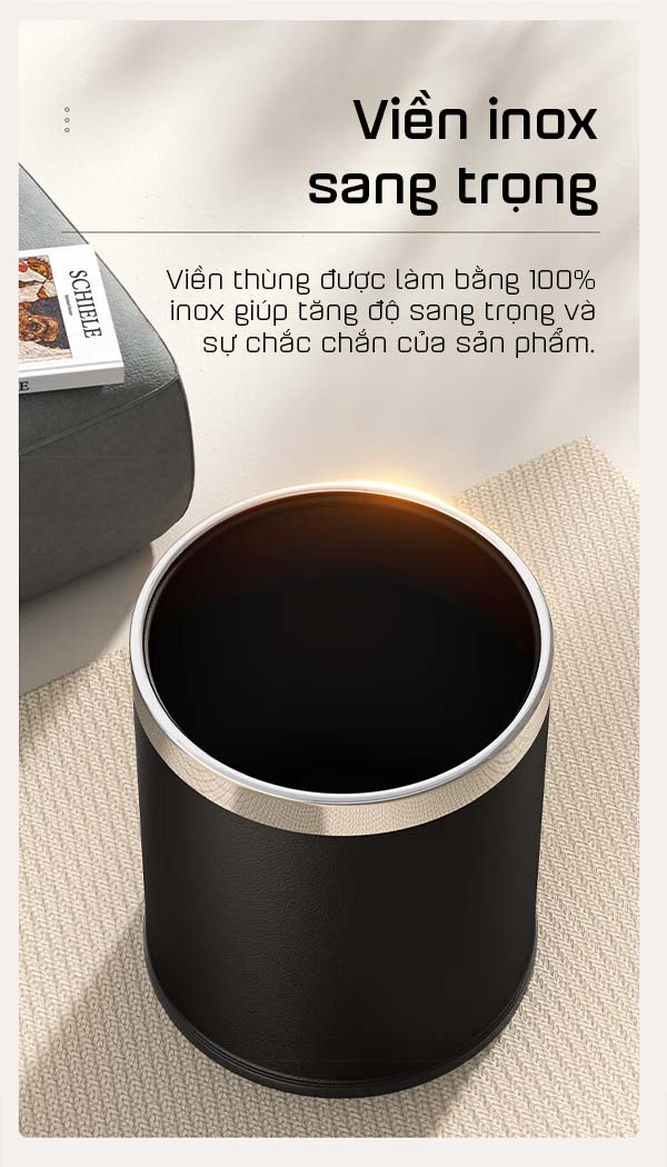 Viền inox sang trọng